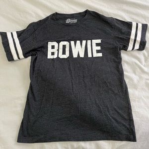 David Bowie collegiate tshirt